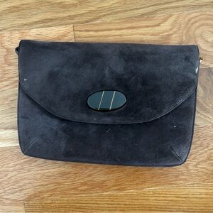 Bruno Magli Vintage Suede Crossbody Purse